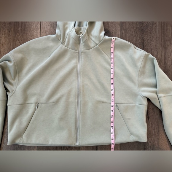 Lululemon Soft Oversized Zip Hoodie in Green Fern Size XL/XXL - Picture 7 of 13